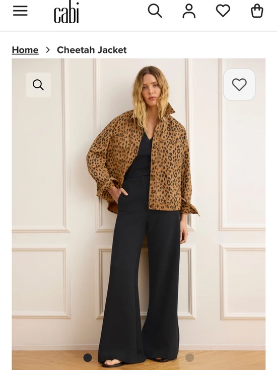 CAbi Jackets & Blazers - CAbi Cheetah Jacket